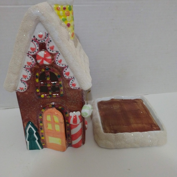 Hearth Side Hand Painted Ceramic Candle House - Picture 2 of 12